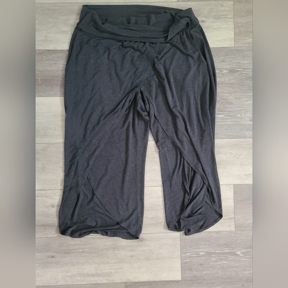 Athleta Charcoal Gray Track Pants